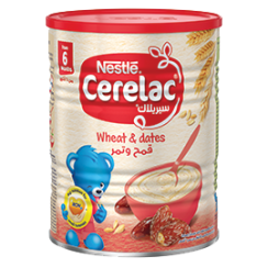 Nestlé® CERELAC Infant Cereals with iRON+ WHEAT &amp; DATES 400g Tin