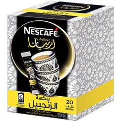 NESCAFE Arabiana Instant Coffee with Ginger Stick 3g (20 Sticks)