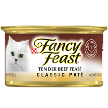 fancy feast cat food beef