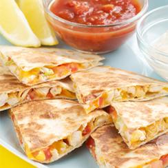 CHICKEN QUESADILLAS